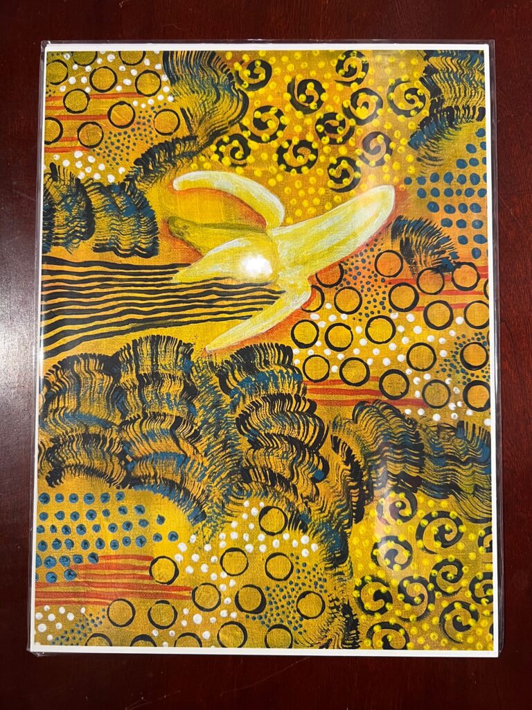 Abstract Banana Print by Fairy in the Fern