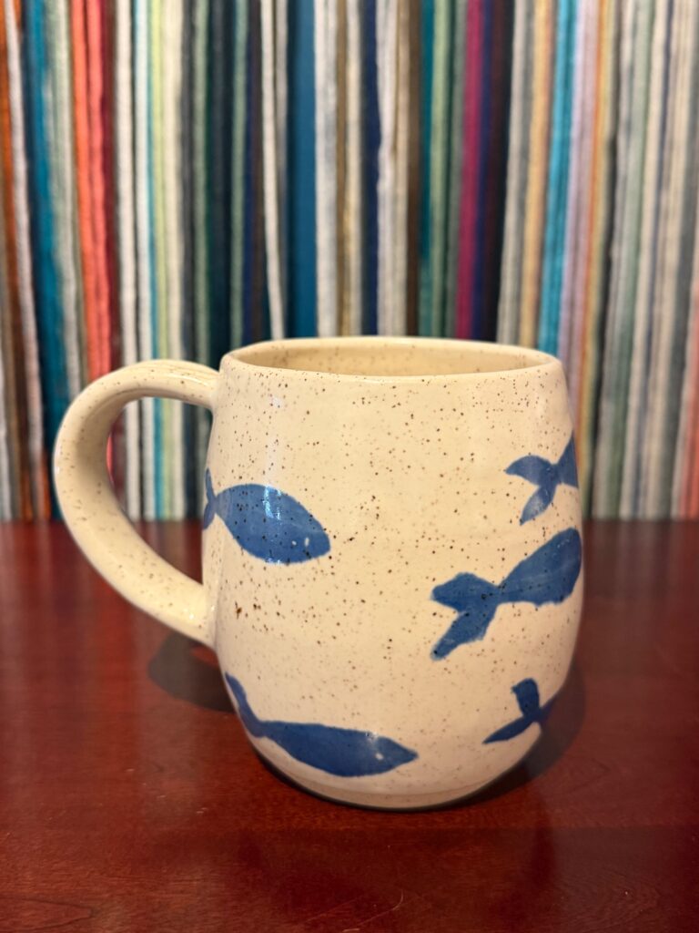 Fish Mug by Sweetheart Wheel
