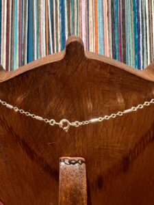 Sterling silver bar necklace, photo 3