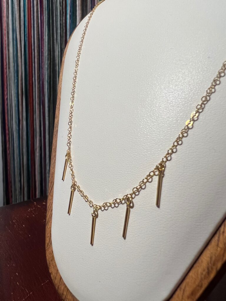 Bar charm necklace 16” by Aloha Hippie