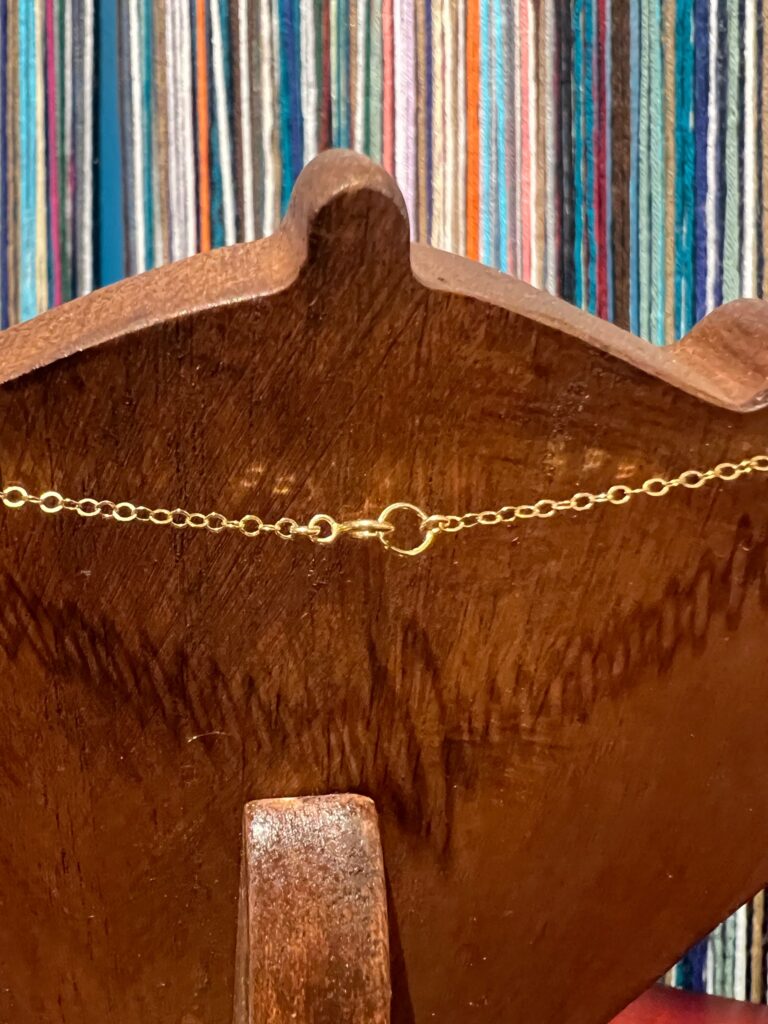 Bar charm necklace 16” No. 01, photo 3