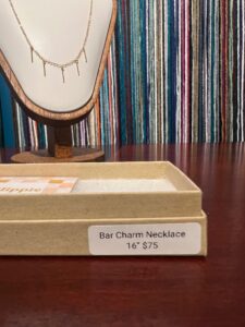 Bar charm necklace 16”, photo 4
