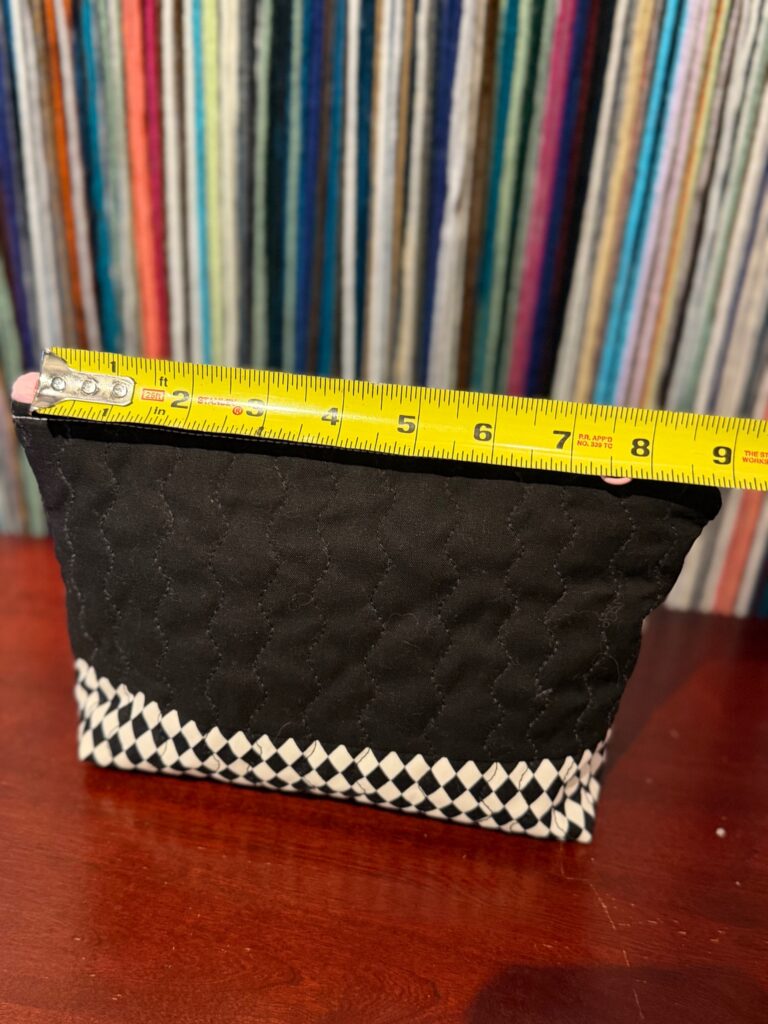 Quilted Bag Ghastly lady pink zipper No. 01, photo 2