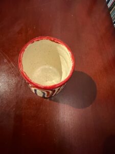 Large Arch Cup · Dark Red, photo 3